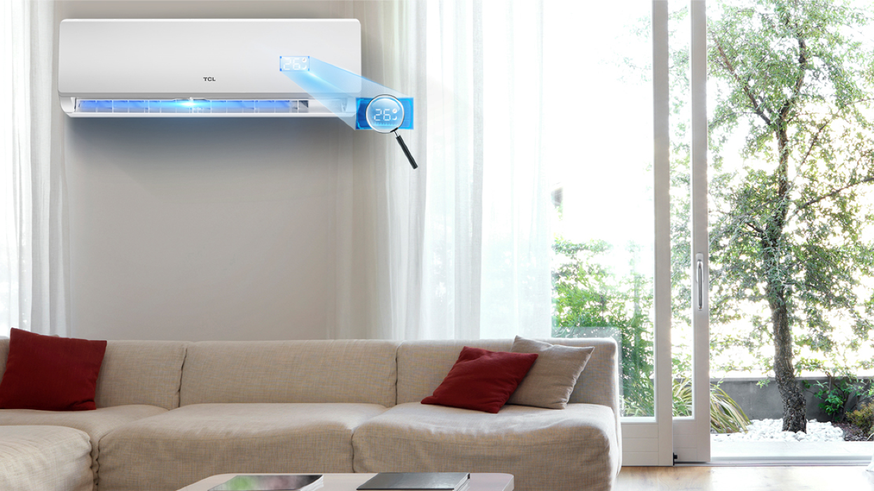 Digital Temperature Display Built-in Turbo Air Conditioner