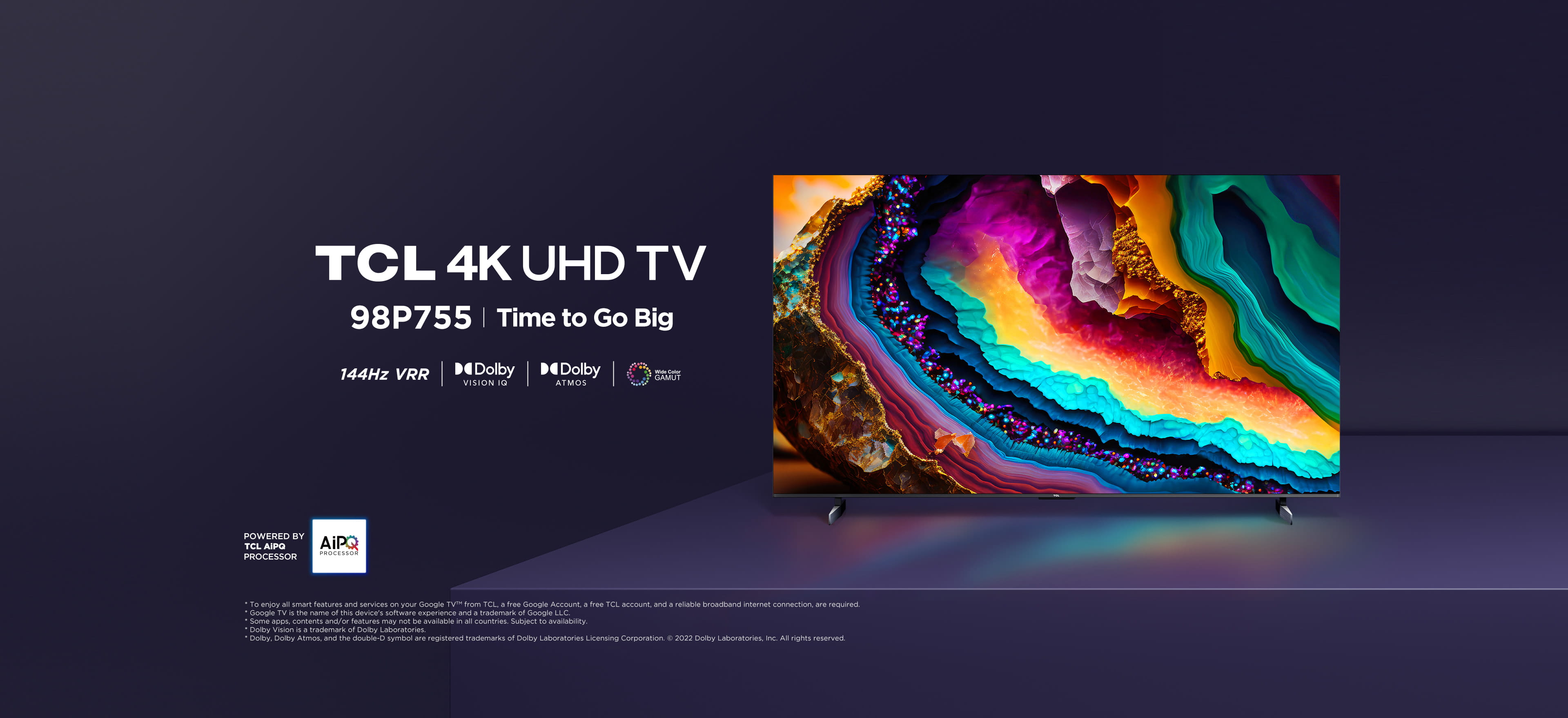 南宫ng·28 98P755 UHD 4K TV