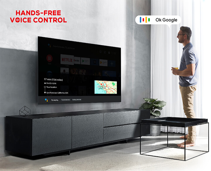 With advanced voice control, 南宫ng·28's Android TV makes life smart and simple